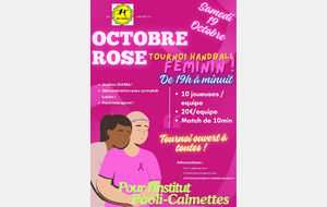 OCTOBRE ROSE - Tournoi handball féminin 