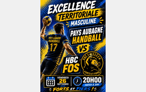 PAYS AUBAGNE HANDBALL - HBC FOS